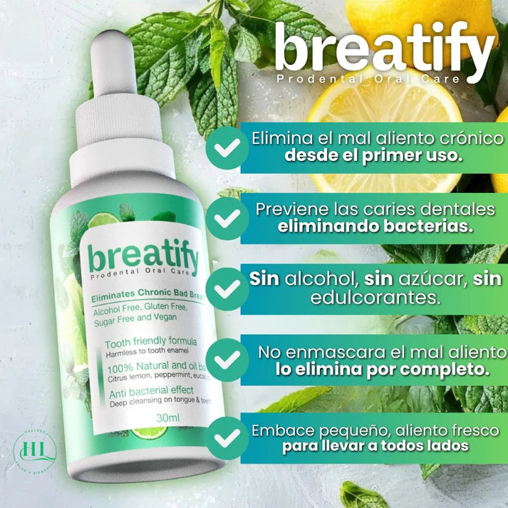 Gotas Naturales para el Mal Aliento | Breatify
