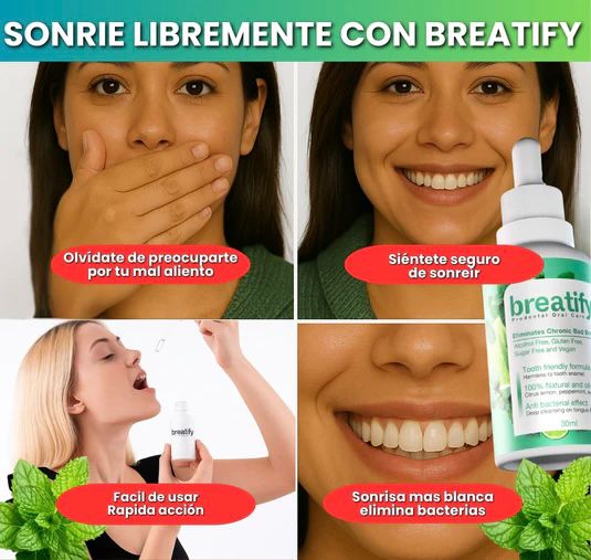 Gotas Naturales para el Mal Aliento | Breatify