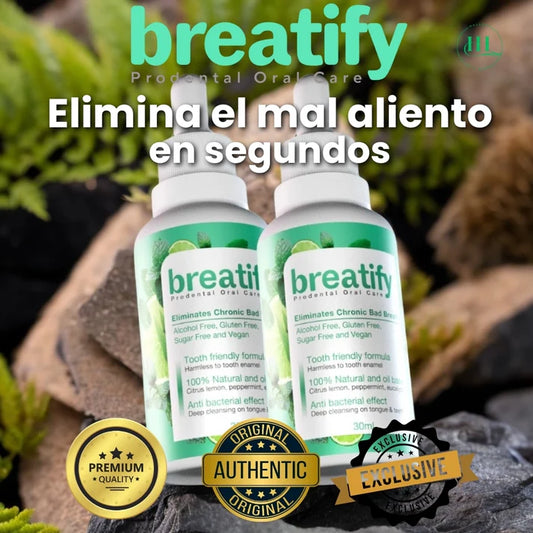 Gotas Naturales para el Mal Aliento | Breatify